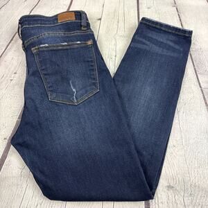 Judy Blue Womens Jeans Sz 11/30 Relaxed Fit Dark Wash Stretch Mid Rise JB82102DK